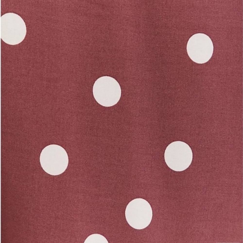 Torrid Walnut Polka Dot Challis Button Front Midi… - image 4